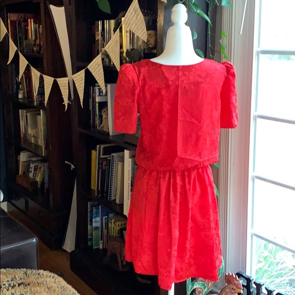 VINTAGE puff sleeved, reconstructed minidress - Picture 3 of 5